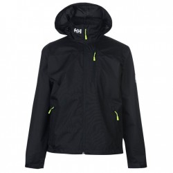 HELLY HANSEN CREW HOODED MIDLAYER JACKET BLACK